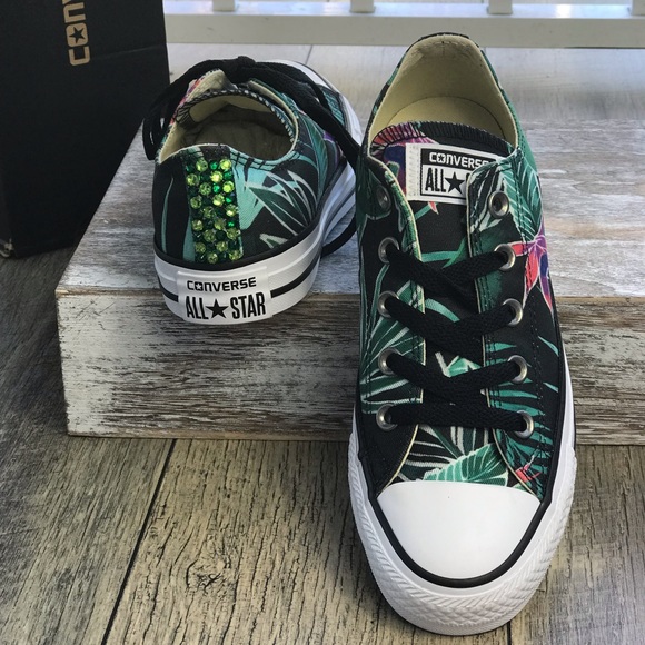 Converse &Crystal Ctas OX Menta/Black W AUTHENTIC - Picture 5 of 8